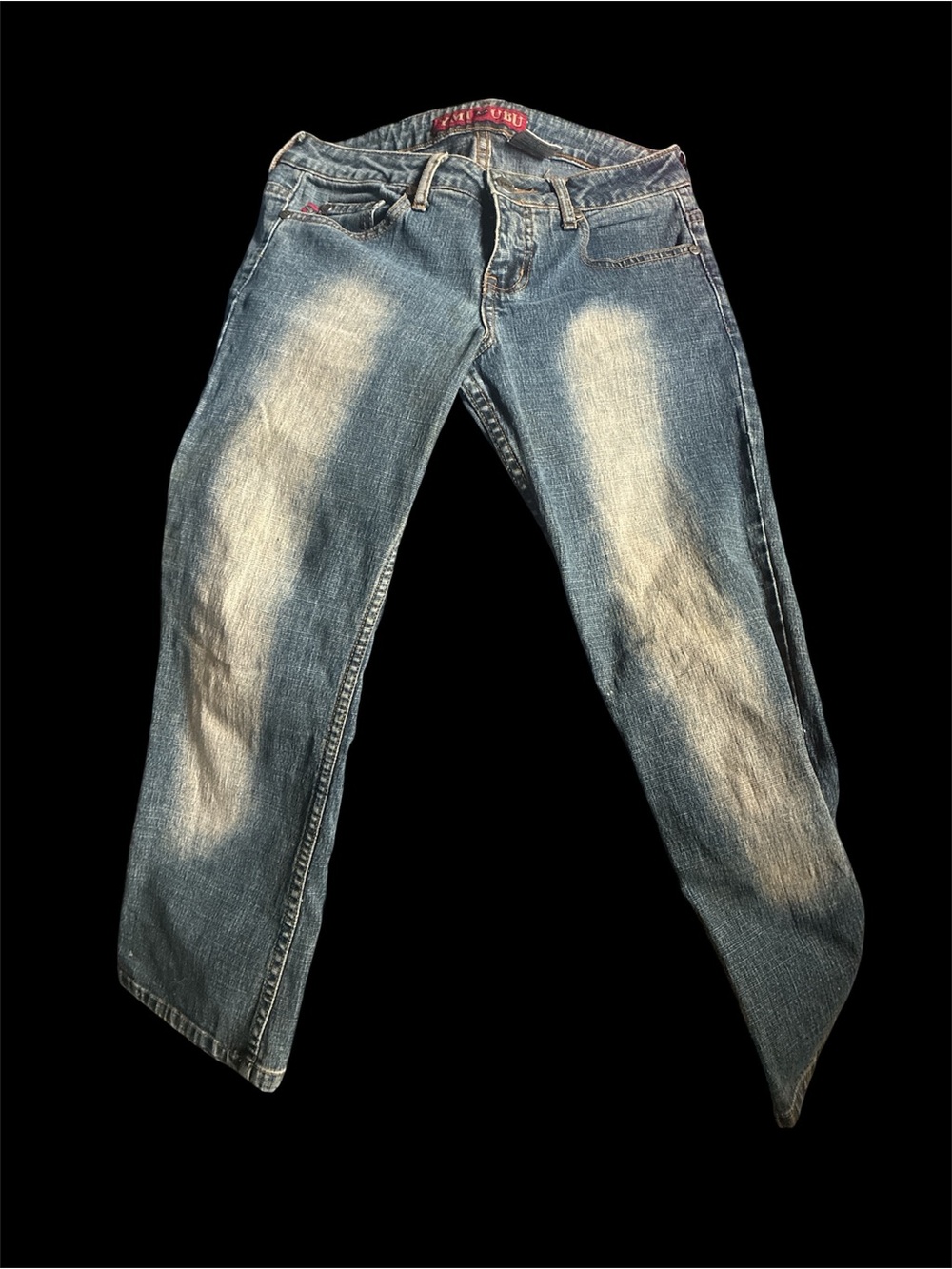Vintage Y2K YMI Low Rise Jeans Size 3 - Heavy Faded Wash Flare